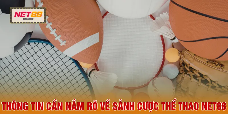 Thể Thao NET88 1 Thông tin cần nắm rõ về sảnh cược thể thao NET88